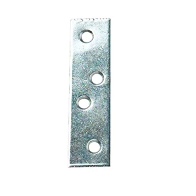 Image of Merriway BH05367 (2 Pcs) Repair Bracket Brace Plate Straight BZP 150mm Pack of 2 Pieces