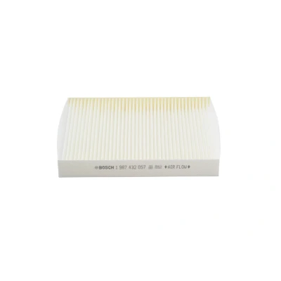 Image of 1987431057A509 Pollen Filter BOSCH 1 987 432 057 Particulate 252mm 216mm 32mm SKODA: Fabia I Hatchback, 2, Roomster, SEAT: Ibiza 3