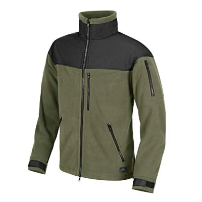 Image of Helikon Tex Classic Army Fleece Jacket Navy, Olive Green/Black, S