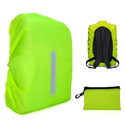 Image of MyGadget Rainproof Backpack Cover Up to 55L Waterproof Reflective Rain Protection for Backpacks Traveling Trekking Outdoor Activities Bike Bicycle
