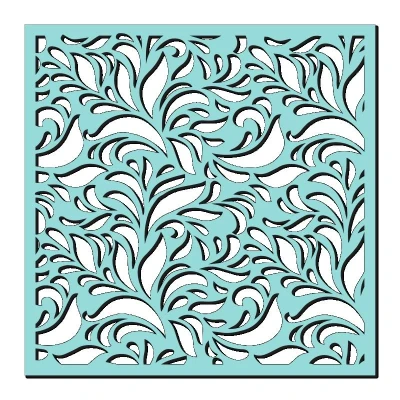 Image of Sweet Dixie Fern Flourish Stencil, 6 x Inch,SDST0018