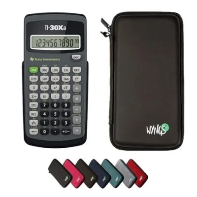 Image of CALCUSO Basic Set Black with Calculator TI 30Xa