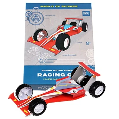 Image of Rex London Make Your Own Spring Motor Powered Racing Car
