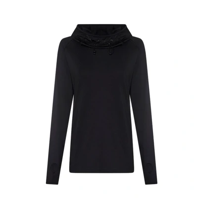 Image of AWDis Just Cool Women&#039;s Cowl Neck Top Female Jet Black XS