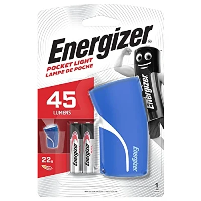 Image of Energizer Pocket Light, Torch, For Camping, Hiking and Emergencies, Batteries Included