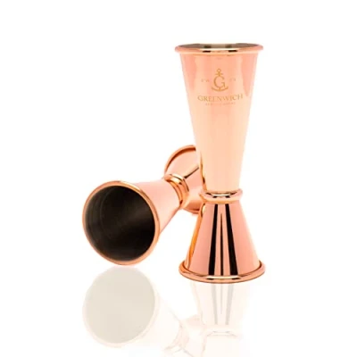 Image of Copper Premium Japanese Jigger Professional 15ml 25ml 35ml 50ml Cocktail Spirit Measure Gin Measure, Alcohol Measuring Tool Gift Box Option Premium, Luxury, Bar Accessories