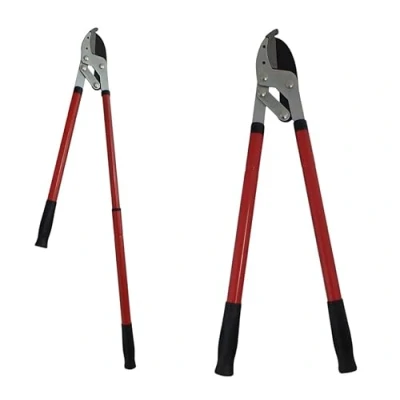 Image of HomeVibe 24&quot; 37&quot; Heavy Duty Lever Action Anvil Lopper with Telescopic Extending Handles Powerful Pruning Tool for Branches &amp; Thick Stems