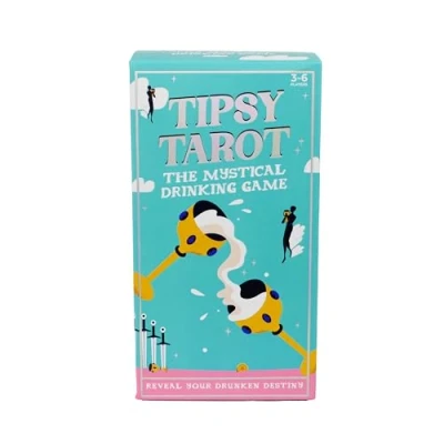 Image of Gift Republic GR490130 Tipsy Tarot Drinking Game, Blue, One Size