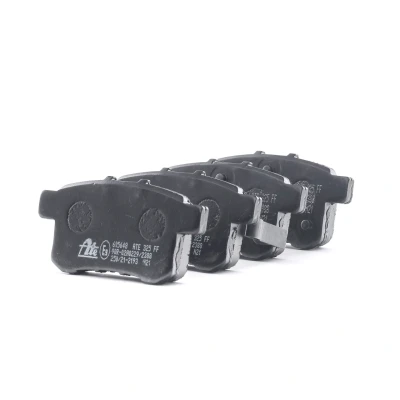 Image of 43022TA0A80, 43022TA0A81, 43022TL1G01, 43022TL1G02 Brake pad set ATE 13.0460 5648.2 with acoustic wear warning anti squeak plate HONDA: ACCORD 8