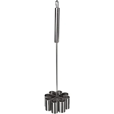Image of Ibili Rosette Mould Straight, Stainless Steel, Silver, 15 x 9 3 cm