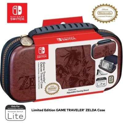 Image of Nintendo NSWL DLX CASE BRN Zelda Breath