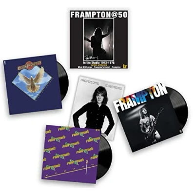 Image of Peter Frampton Frampton@50: In The Studio 1972 1975 Deluxe 3 LP box set Sealed 2023 USA vinyl 680270758117