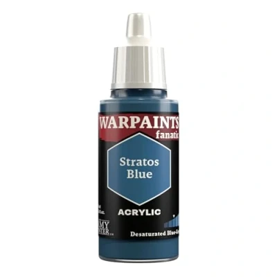 Image of The Army Painter Blue Warpaints Fanatic 18ml Acrylic Paints (Stratos Blue)