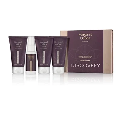 Image of Margaret Dabbs Fabulous Feet Discovery Kit with Foot Soak 45ml, Scrub Lotion 45ml and Oil 30ml
