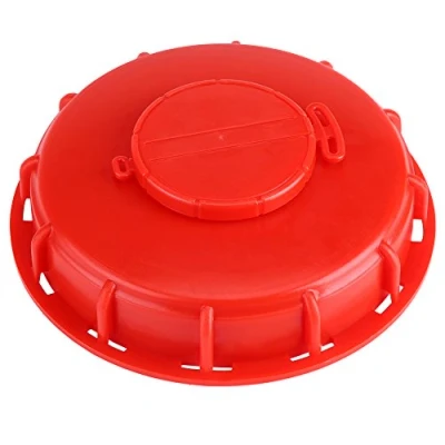Image of IBC Tote Lid Cover, Fittings Water Tank Cap Liquid Storage Fitting Plastic Cover Adaptor for Chemical Medicine Food and Industry Storage, 163mm (A)