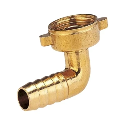 Image of GARDENA Brass elbow: angle with 26.5 mm (3/4 &quot;) Thread, For 13 (1/2&quot;) Tubing easy Change Of direction (7286 20)