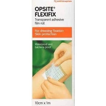 Image of Opsite Flexifix Transparent Film Roll, 10 cm x 1 m