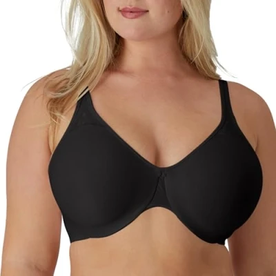 Image of Maidenform Women&#039;s Bali Passion for Minimizer Wired Bra, Black (Noir Xbk), 36D