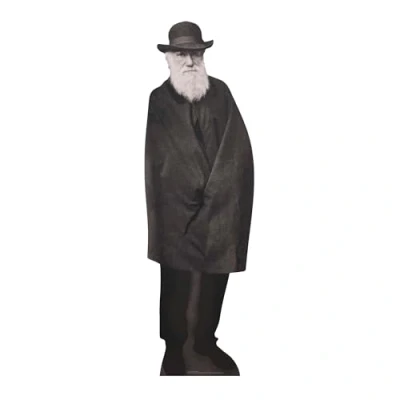 Image of Star Cutouts Cut Out of Charles Darwin