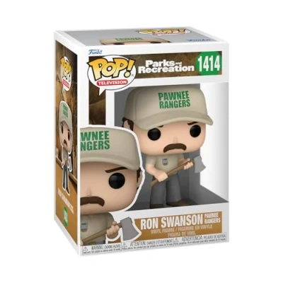 Image of Funko POP! TV: Parks &amp; Recreation Ron Swanson (Ranger) and Collectable Vinyl Figure Gift Idea Official Merchandise Toys for Kids Adults TV Fans