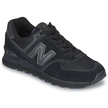 Image of New Balance 574 Unisex Trainers, Size: 6.5, Black shoes