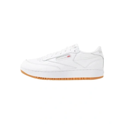 Image of Reebok Classic CLUB C Double Trainers, Women&#039;s, Size: 3.5, White Leather