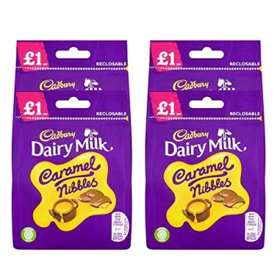 Image of Cadbury Dairy Milk Caramel Nibbles Bag, 950 g