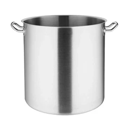 Image of Vogue Stainless Steel Deep Stock Pot 40cm