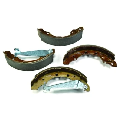 Image of 330609525A Brake Shoes HELLA 8DB 355 001 311 200mm 40mm with handbrake lever VOLKSWAGEN: Polo V Hatchback, up! IV Hatchback