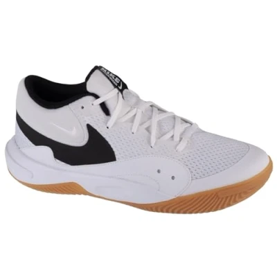 Image of Nike Performance Hyperquick Volleyball shoes, Men&#039;s, Size: 8.5, White/black Textile/synthetics