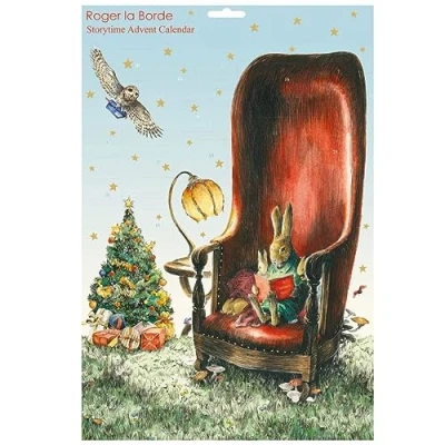 Image of Christmas Advent Calendar Storytime Rabbit Traditional Picture Paper