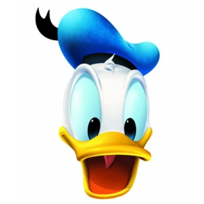 Image of Star Cutouts Ltd SM60 Donald Duck Single Mask Perfect for Parties Create Fun Talking Point, Multicolour