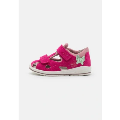 Image of Superfit Boomerang Sandals for kids, Size: 4.5K/5K, Pink/rosa Suede