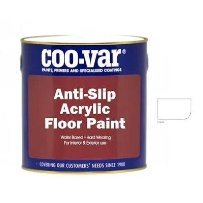 Image of Coovar Anti Slip Acrylic Floor Paint Clear 5 Litre