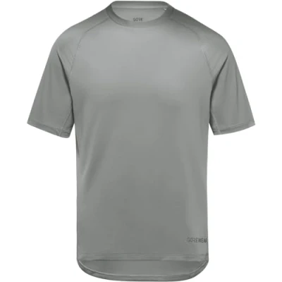Image of GORE WEAR Breathable Men&#039;s Running T Shirt, Everyday, Comfortable Short Sleeved Quick Drying Grey