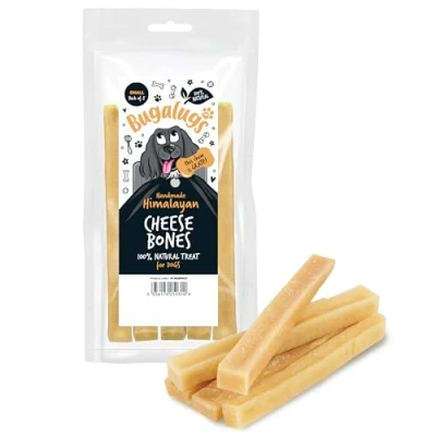 Image of Bugalugs Himalayan yak Chews for dogs are 100% natural Dog treats &amp; puppy dental sticks chew a long lasting healthy Plaque Off Tartar