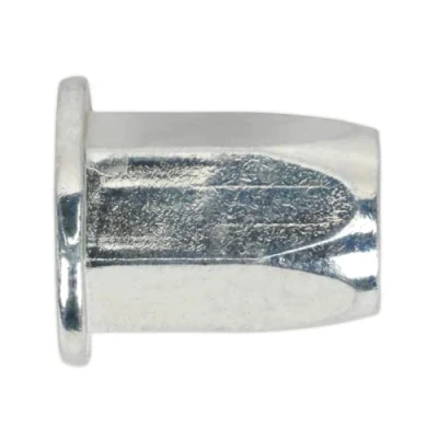 Image of Sealey Threaded Insert (Rivet Nut) M6 Full Hex Standard Flange Pack of 50