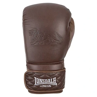 Image of Lonsdale Unisex Adult Spar Gloves Equipment, Vintage Brown, 12 oz