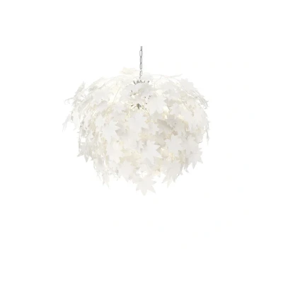 Image of Lindby Large hanging light Maple with leaf decoration