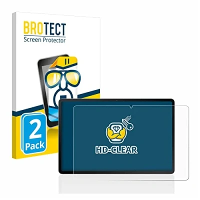 Image of brotect Screen Protector compatible with Samsung Galaxy Tab S7 FE (Landscape) (2 Pack) HD Clear Protection Film