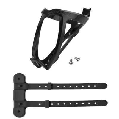 Image of zonkie Bicycle Bottle Cages, Plastic Bike Holder with Cage Mounting Base (Black)
