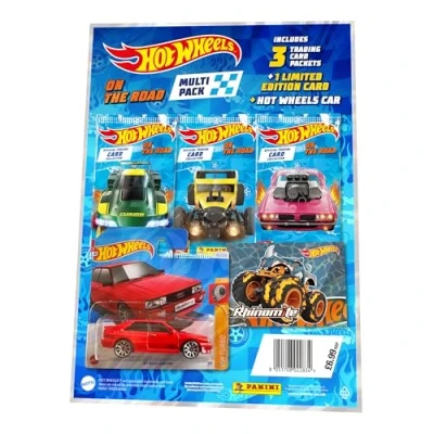 Image of Hot Wheels On The Road Trading Card Collection Multipack