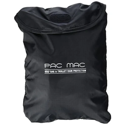 Image of Golfers Club ST20CPE7 Reinforced Rain Cover + Storage Pouch Unisex Adult, Black
