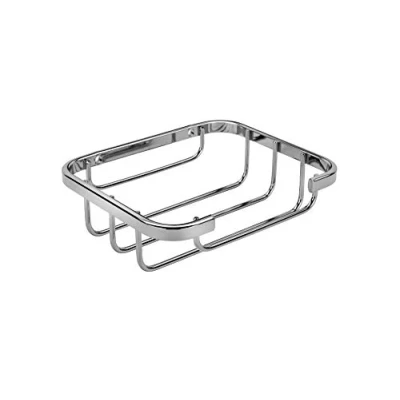 Image of Croydex Chrome Plated Mild Steel Wire Soap Dish, 5 Year Rust Free Guarantee