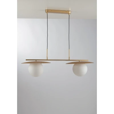 Image of Chaplin Globe Bar Ceiling Pendant, Satin Gold, E27