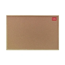 Image of Nobo Classic Cork noticeboard 900 x 600mm