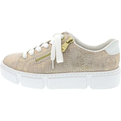 Image of Rieker women&#039;s Shoes (Trainers) in Pink
