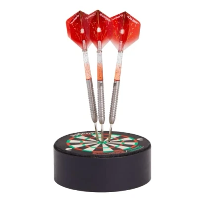 Image of Unicorn Darts Station Mini Dartboard Holder Sisal with Steel Surround 10 cm Diameter