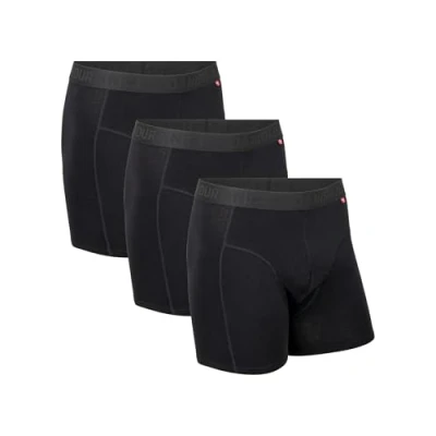 Image of DANISH ENDURANCE 3 Pack Women&#039;s Invisible Hipster Panties, Sport Knickers, No Show Underwear, Black, X Large