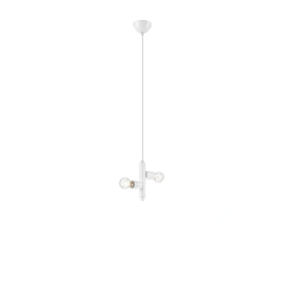 Image of Linda Modern Multi Arm Pendant Ceiling Light White, 2x E27